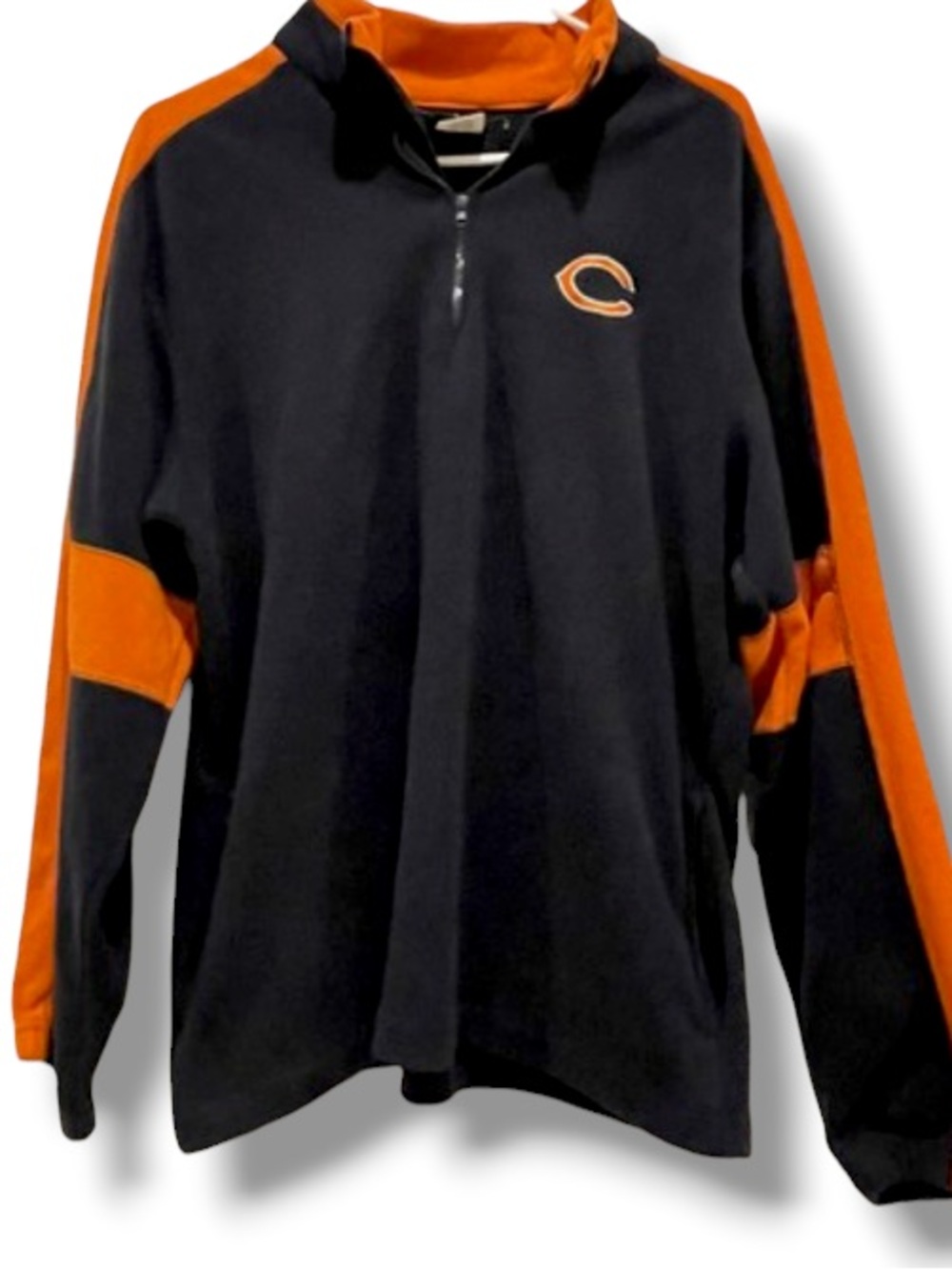 Chicago Bears NFL Men’s 2XL Fleece Pullover Zipper Sweater